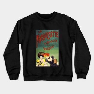 Retro Liquor Advertising / Marquisette Crewneck Sweatshirt